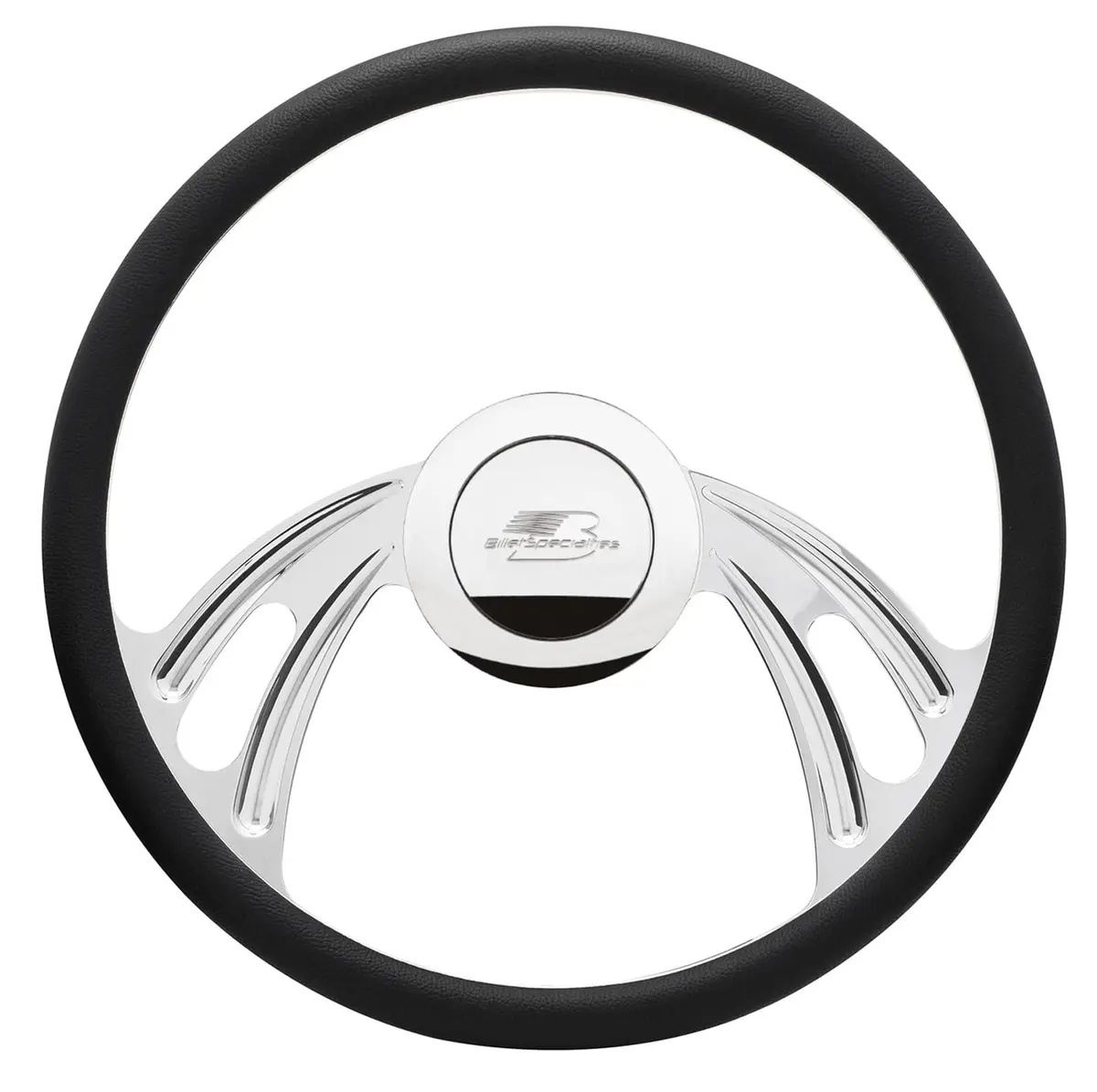 Billet Specialties 34171 Half-Wrap Steering Wheel – Custom Billet Aluminum 1