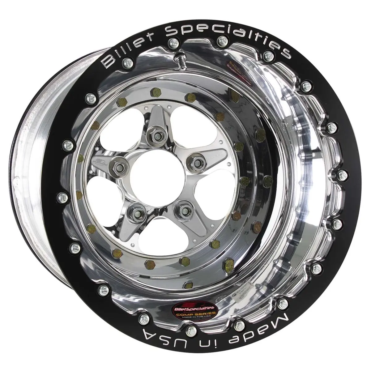 Billet Specialties Cdb035106155 Cnc-Machined Drag Wheel – 15X6, 4X4.5" Bolt Pattern 1