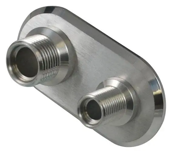 Bob Drake Reproductions 101037 Vintage-Style A/C Hose Fittings – Chrome Plated Steel 1
