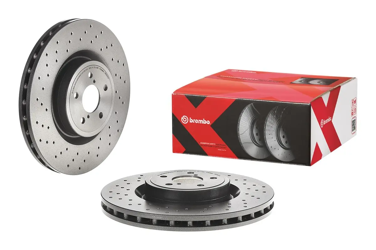 Brembo Uv-Coated Premium Brake Rotors – Enhanced Corrosion Resistance, Part 09.7812.1X 1