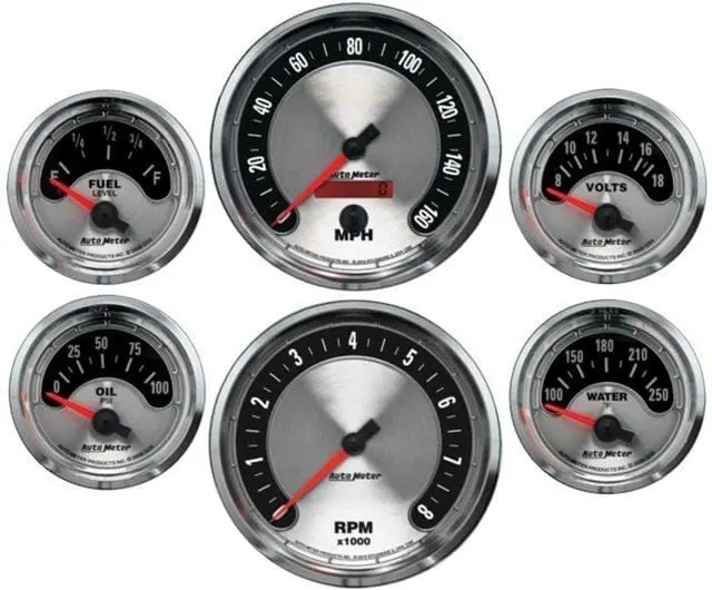 Classic Dash 130-94-00004 Instrument Cluster Kit – Retro-Style Gauge Panel Assembly 1