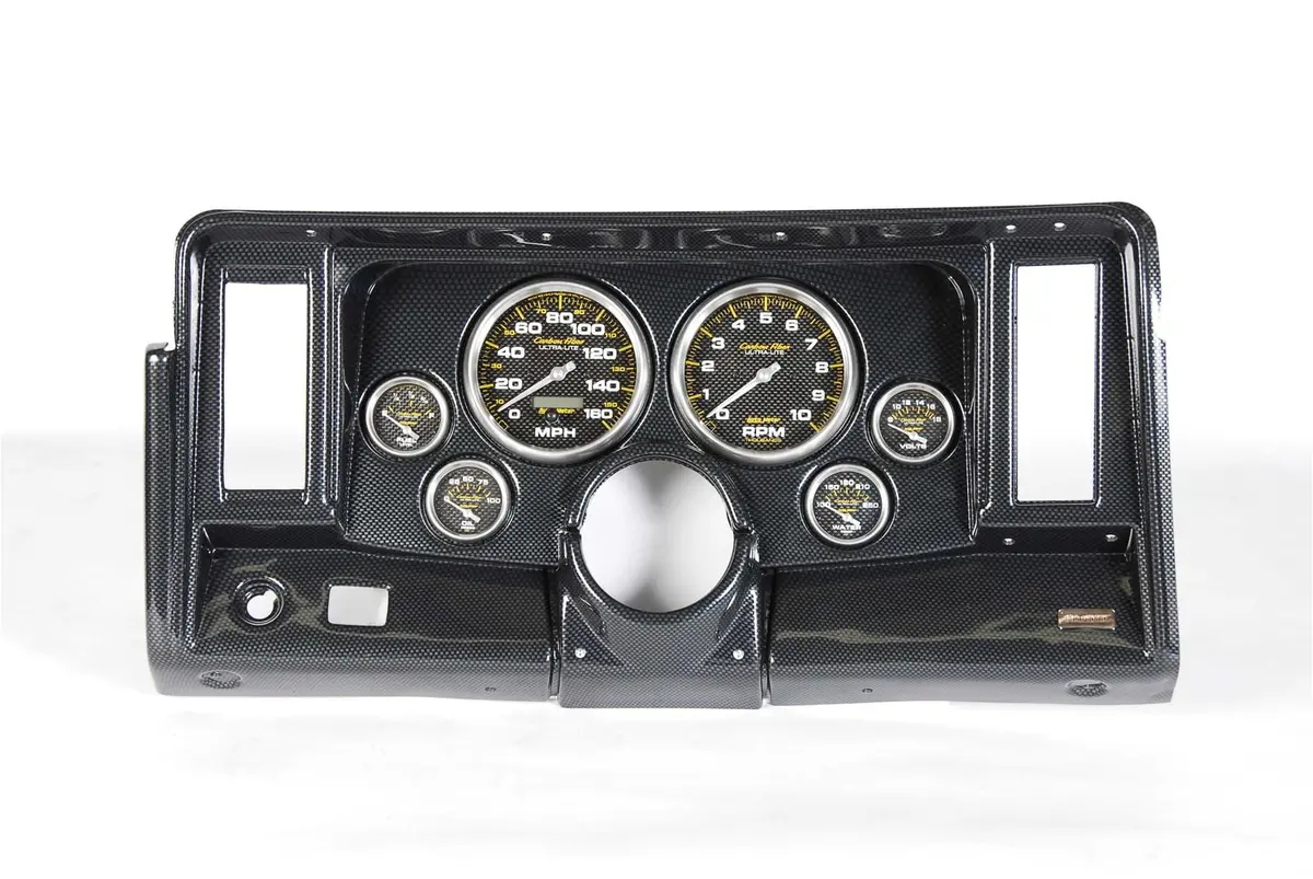 Classic Thunder Road Custom Instrument Panel Featuring Autometer Gauges – 102690523 1
