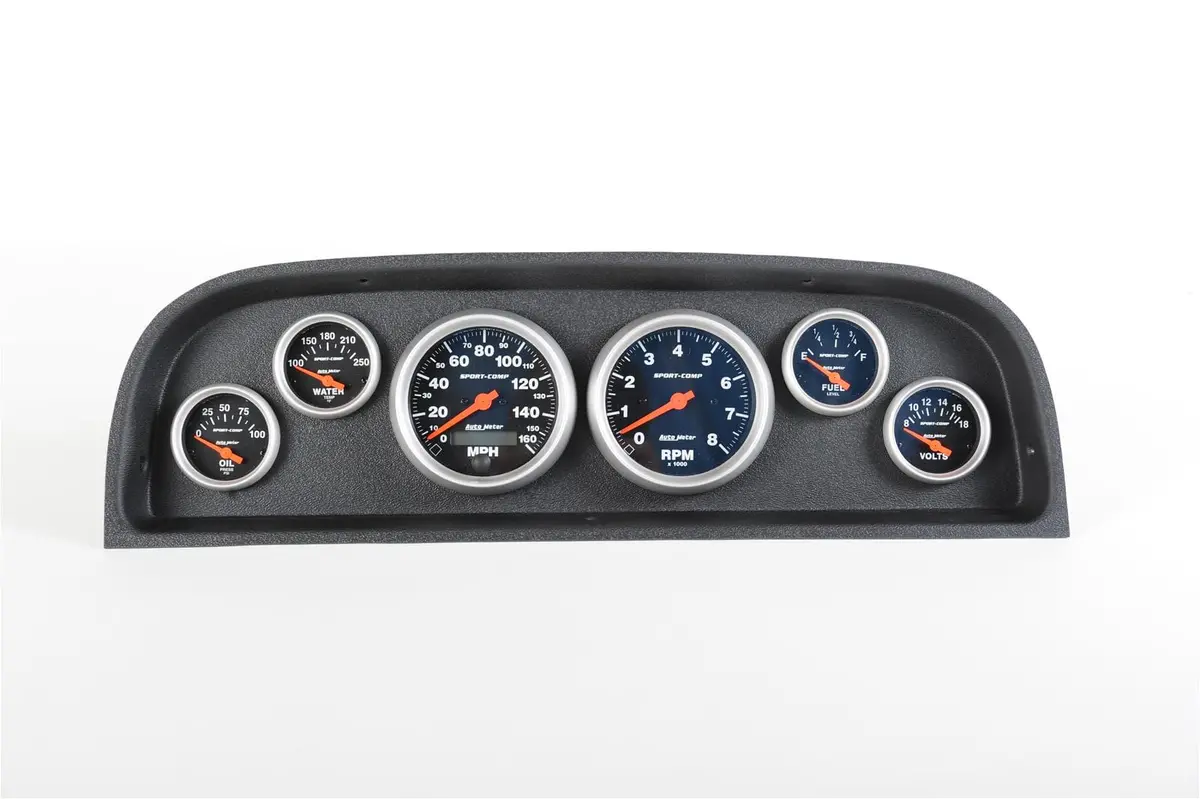 Thunder Road Dash Panel – Fully Integrated Autometer Gauges (107600111) 1