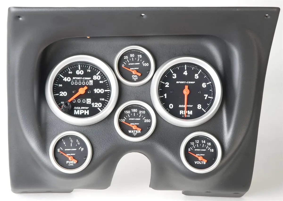 Thunder Road-Inspired Instrument Cluster With Autometer Performance Gauges (Model 410671311) 1