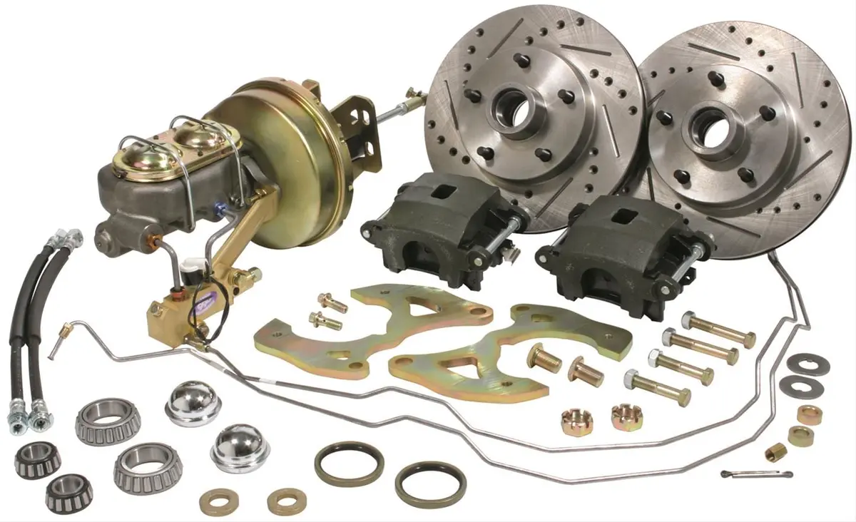 Classic Performance 5557Cbk-S Front Disc Brake Conversion Kit – Bolt-On Upgrade For Vintage Vehicles 1