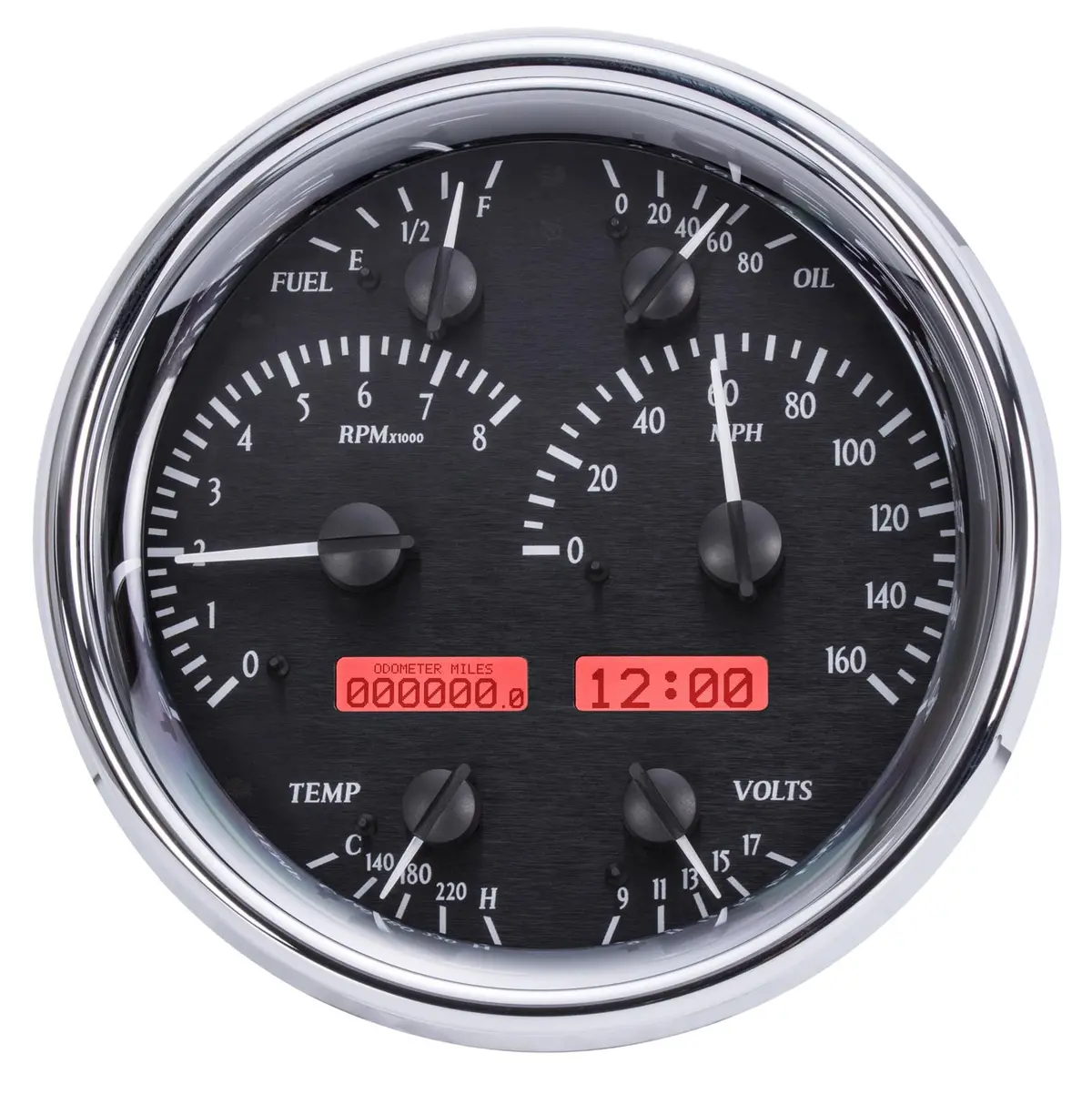 Dakota Digital Vhx Series Custom Gauge Cluster – Vhx-1019-K-R 1