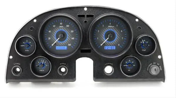 Dakota Digital Vhx-63C-Vet-C-R Direct-Fit Analog Gauge System 1
