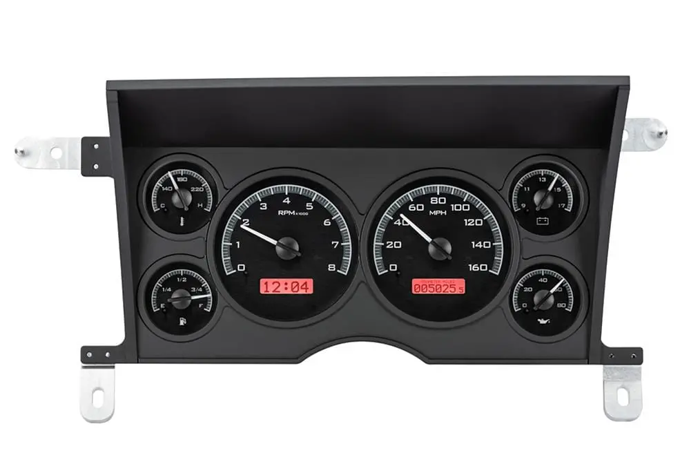 Dakota Digital Vhx-86C-S10-K-R Analog Gauge System – Direct-Fit For S10 Trucks 1