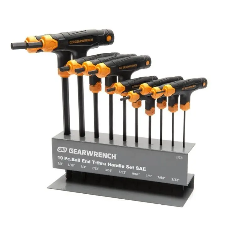 Gearwrench 83523 Dual-Function Hex And Torx Key Set – Compact Ratcheting Design 1