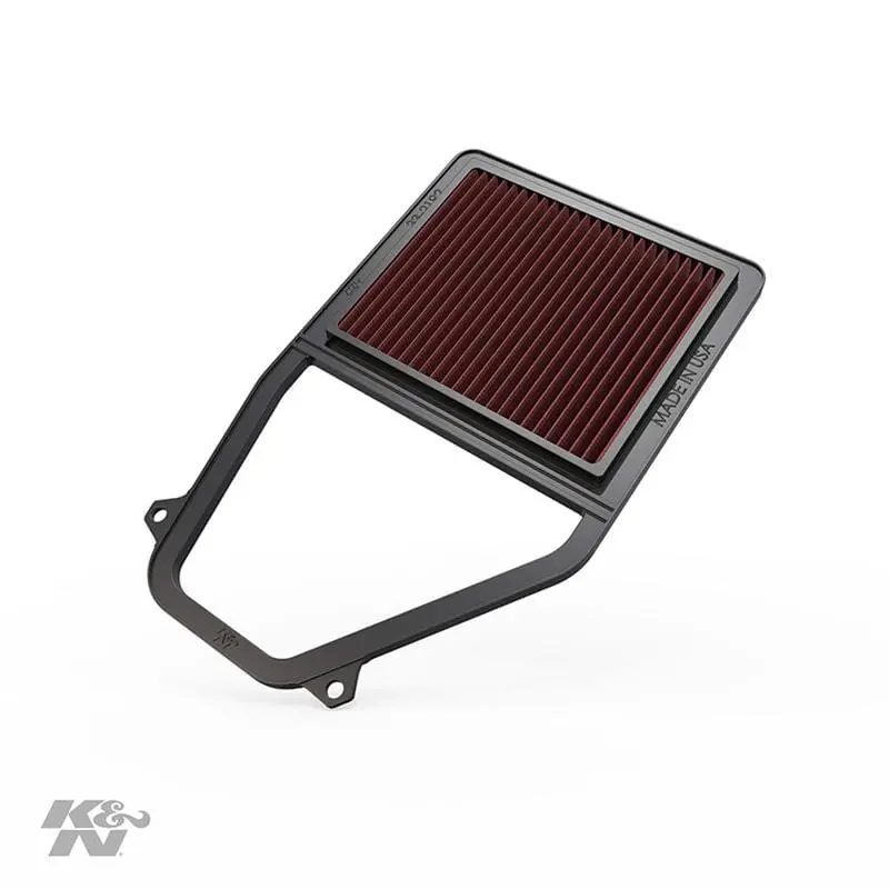 K&N Reusable High-Flow Air Filter – Washable & Lifetime Warranty (33-2192) 1