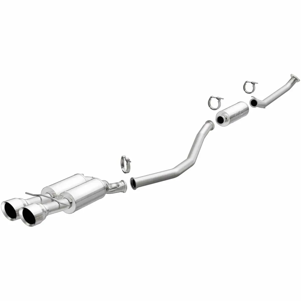 Magnaflow Street Series Cat-Back Exhaust System – Mandrel-Bent Stainless Steel 1