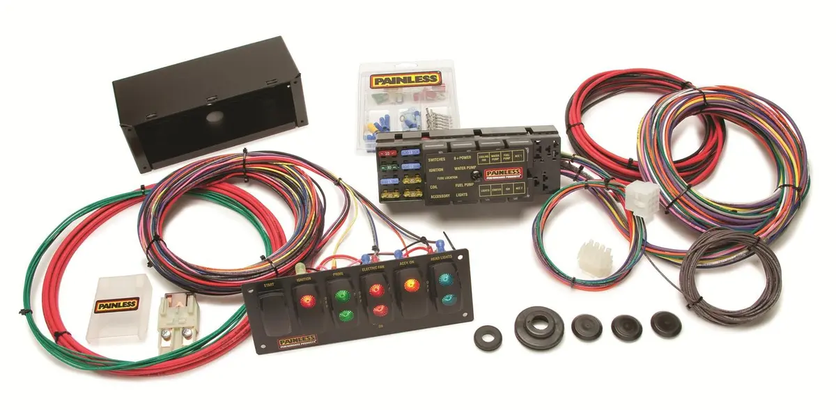 Painless Performance 10-Circuit Race Wiring Harness – Switch-Based Kit 1