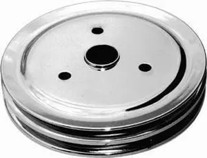 Chrome Steel Crankshaft Pulley With Dual Grooves – 7.3-Inch Diameter, 1.75-Inch Bolt Pattern 1