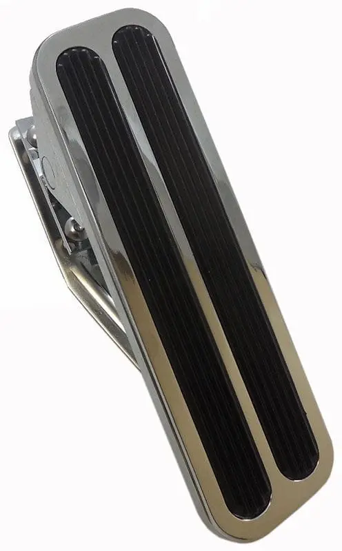 Chrome Aluminum Throttle Pedal With Rubber Tread (Rpcr8504) 1