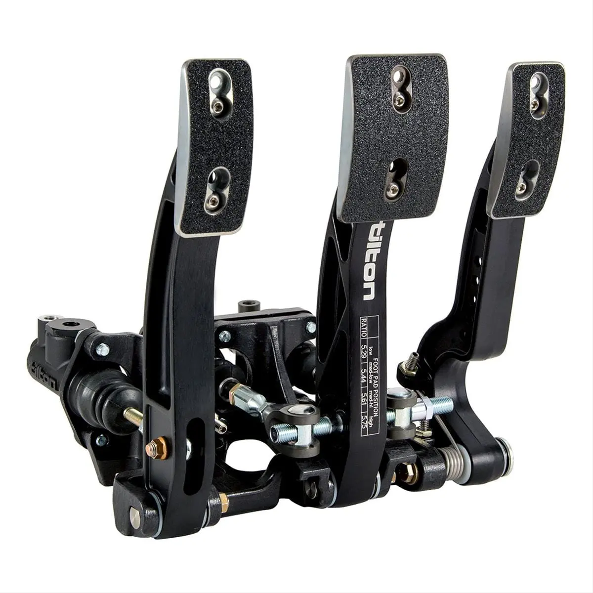 Tilton 72-803 Floor-Mount Pedal Assembly – 800-Series Adjustable Racing Pedal Set 1