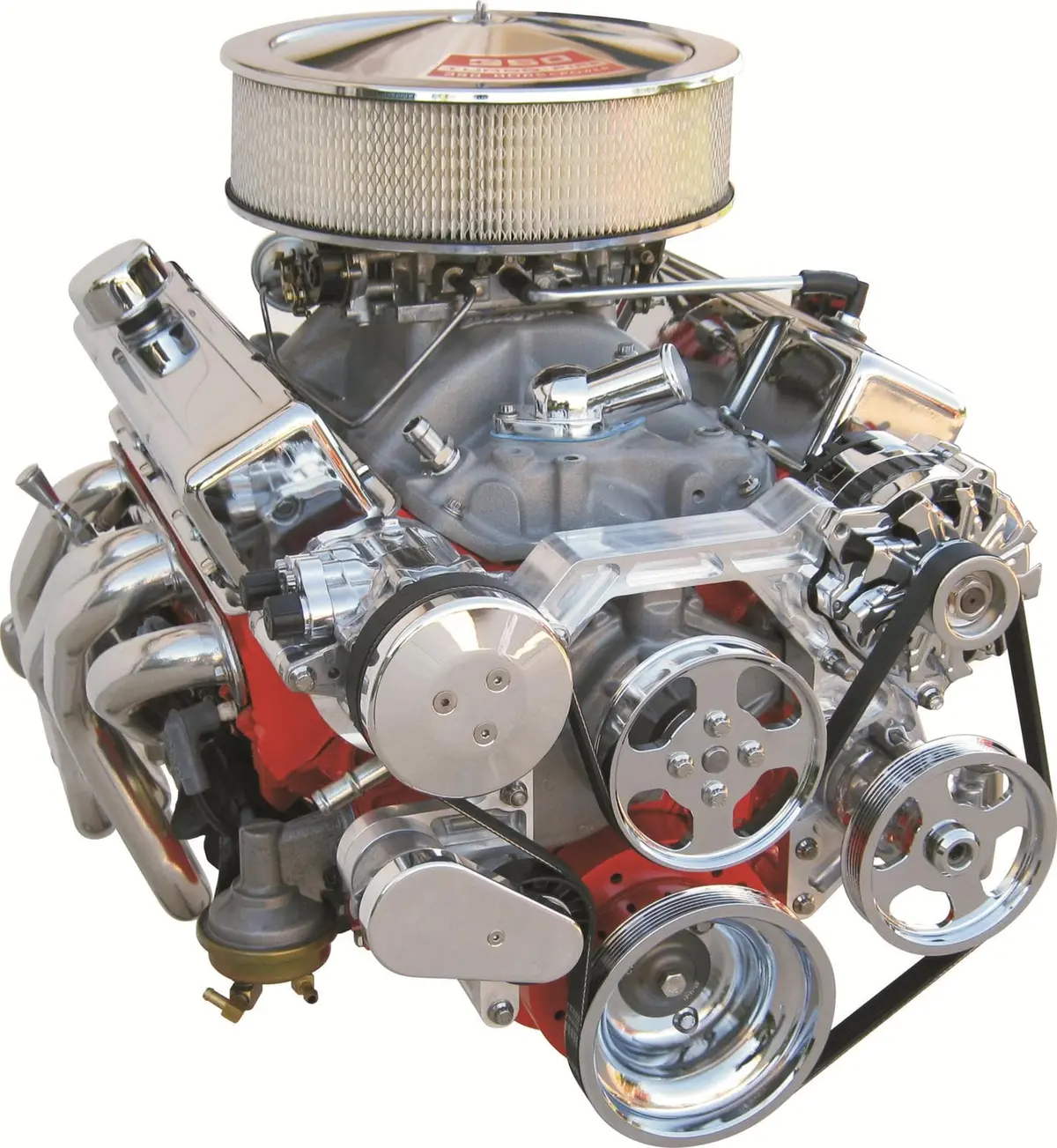 Vintage Air 174023 Chevy-Specific Front Runner Engine Drive System – Serpentine Belt Conversion Kit 1
